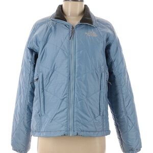 Blue north face coat